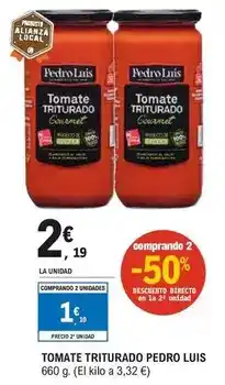 E.Leclerc Pedro luís - tomate triturado oferta
