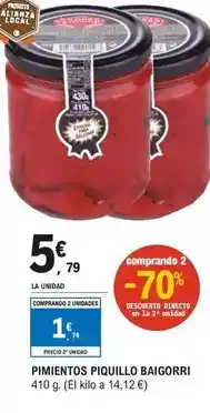 E.Leclerc Baigorri - pimientos piquillo oferta
