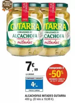 E.Leclerc Gvtarra - alcachofas mitades oferta