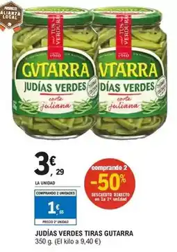 E.Leclerc Gvtarra - judias verdes tiras oferta