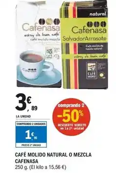 E.Leclerc Cafenasa - cafe molido natural oferta