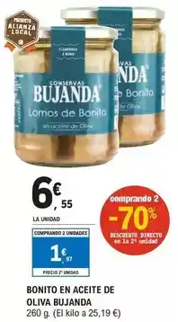 E.Leclerc Bujanda - bonito en aceite de oliva oferta