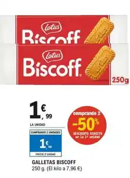 E.Leclerc Lotus - galletas biscoff oferta