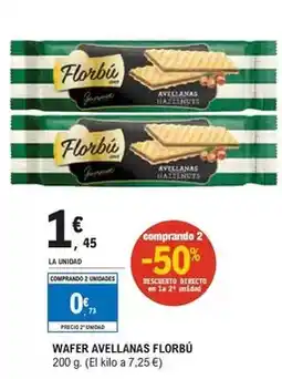 E.Leclerc Florbú - wafer avellanas oferta