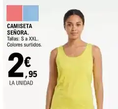 E.Leclerc Camiseta señora oferta
