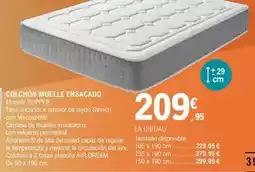 E.Leclerc Colchon muelle ensacado oferta