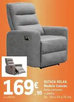 E.Leclerc Butaca relax modelo cancun oferta