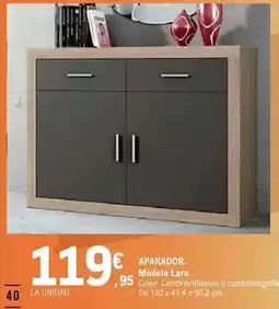 E.Leclerc Aparador modelo lara oferta