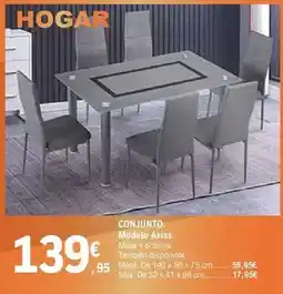 E.Leclerc Conjunto modelo axiss oferta