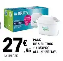 E.Leclerc Brita - pack de 5 filtros + 1 mxpro oferta