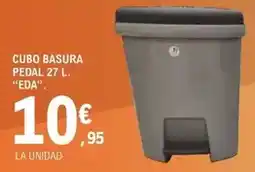 E.Leclerc Eda - cubo basura pedal 27 l oferta