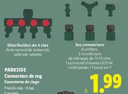 Lidl PARKSIDE Connectors de reg Conectores de riego oferta
