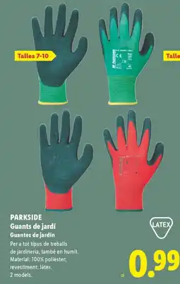 Lidl PARKSIDE Guants de jardí Guantes de jardín oferta