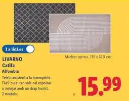 Lidl LIVARNO Catifa Alfombra oferta