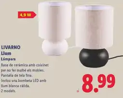 Lidl LIVARNO Llum Lámpara oferta