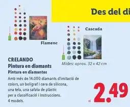 Lidl CRELANDO Pintura en diamants oferta