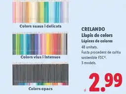 Lidl CRELANDO Llapis de colors oferta