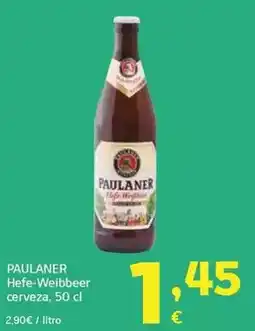 HiperDino Paulaner - hefe-weibbier cerveza oferta