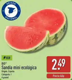 ALDI BIO Sandía mini ecológica oferta