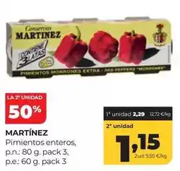 Alimerka Martínez - pimientos enteros oferta