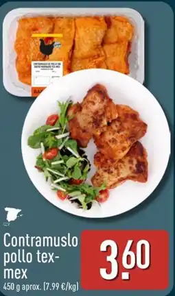 ALDI Contramuslo pollo tex- mex oferta