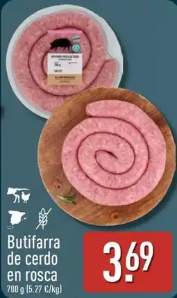ALDI Butifarra de cerdo en rosca oferta