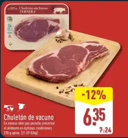 ALDI Chuletón sin hueso oferta