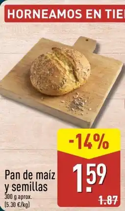 ALDI Pan de maíz y semillas oferta
