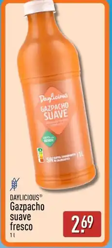 ALDI DAYLICIOUS Gazpacho suave fresco oferta