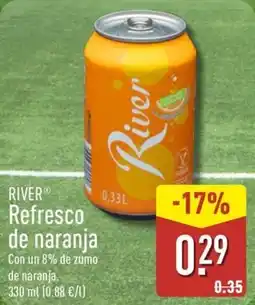 ALDI RIVER Refresco de naranja oferta