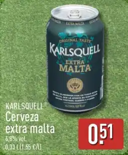 ALDI KARLSQUELL Cerveza extra malta oferta