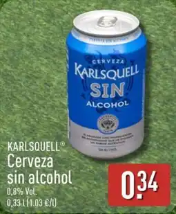 ALDI KARLSQUELL Cerveza sin alcohol oferta