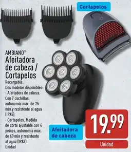 ALDI AMBIANO Afeitadora de cabeza/ Cortapelos oferta