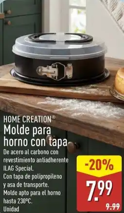 ALDI HOME CREATION Molde para horno con tapa oferta
