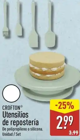 ALDI CROFTON Utensilios de repostería oferta