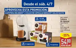 ALDI DOLCE GUSTO Cafetera de cápsulas oferta