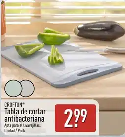 ALDI CROFTON Tabla de cortar antibacteriana oferta