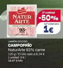 Masymas Campofrío - jamon cocido oferta