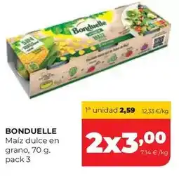 Alimerka Bonduelle - maíz dulce en grano oferta