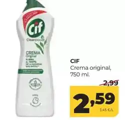 Alimerka Cif - crema original oferta