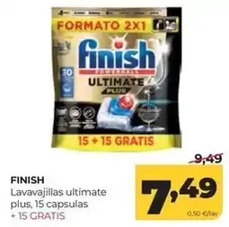 Alimerka Finish - lavavajillas ultimate plus oferta
