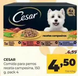 Alimerka Cesar - comida para perros receta campesina oferta