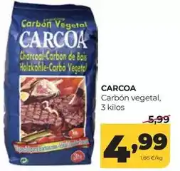 Alimerka Carcoa - carbón vegetal, 3 kilos oferta