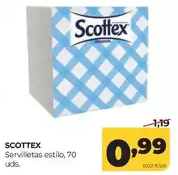 Alimerka Scottex - servilletas estilo oferta