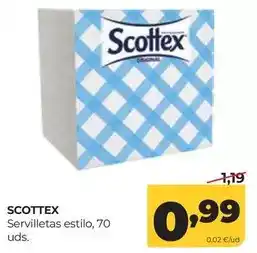Alimerka Scottex - servilletas estilo oferta