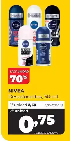 Alimerka Nivea - desodorantes oferta