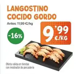 AhorraMas Langostino cocido gordo oferta