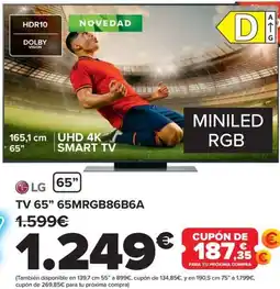 Carrefour LG TV 65" 65MRGB86B6A oferta