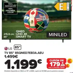 Carrefour LG TV 85" 85QNED7EB3A.AEU oferta