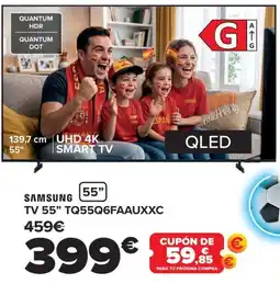 Carrefour SAMSUNG TV 55" TQ55Q6FAAUXXC oferta
